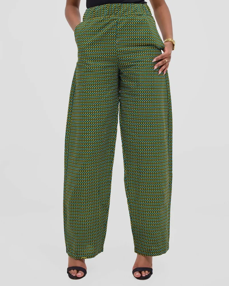 Nala Ankara pant - Green view 3